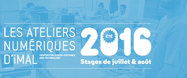 Les ateliers numériques d'été 2016